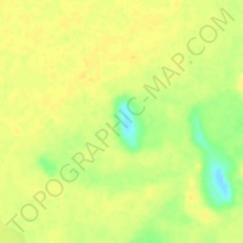 Mappa topografica Tagoni, altitudine, rilievo