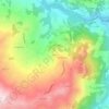 Mappa topografica Cisana, altitudine, rilievo
