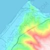 Mappa topografica Catuté, altitudine, rilievo
