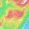 Mappa topografica Pian di Sole, altitudine, rilievo