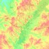 Mappa topografica Jackson, altitudine, rilievo