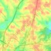 Mappa topografica Choyce Acres, altitudine, rilievo