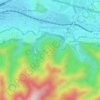 Mappa topografica Roc de la Croix, altitudine, rilievo
