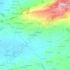 Mappa topografica La Fontaine, altitudine, rilievo