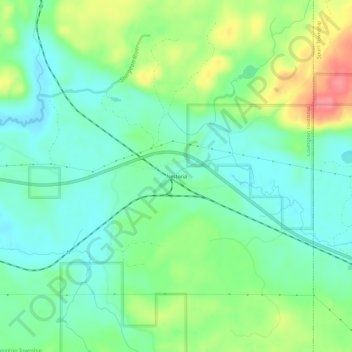 Mappa topografica Nestoria, altitudine, rilievo
