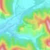 Mappa topografica La Vilette, altitudine, rilievo
