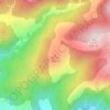 Mappa topografica Turons, altitudine, rilievo