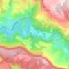 Mappa topografica Nojaret, altitudine, rilievo
