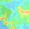 Mappa topografica Le Berceau, altitudine, rilievo