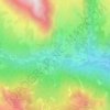 Mappa topografica Ponte Maira, altitudine, rilievo
