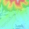 Mappa topografica Robledo de las Traviesas, altitudine, rilievo