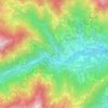 Mappa topografica Venera, altitudine, rilievo