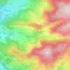 Mappa topografica Planois, altitudine, rilievo