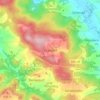 Mappa topografica Grasdorf, altitudine, rilievo