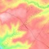 Mappa topografica Lone Oak, altitudine, rilievo