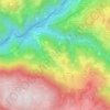 Mappa topografica Collepietra, altitudine, rilievo