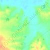 Mappa topografica Amherst, altitudine, rilievo