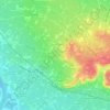 Mappa topografica Beau, altitudine, rilievo