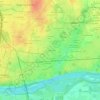 Mappa topografica Clos Notre-dame, altitudine, rilievo