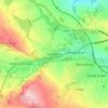 Mappa topografica Thurlstone, altitudine, rilievo