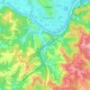 Mappa topografica La Mar Heights, altitudine, rilievo