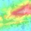 Mappa topografica Kerpodig, altitudine, rilievo