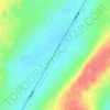 Mappa topografica Tarim Basin, altitudine, rilievo