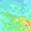 Mappa topografica Sauvia, altitudine, rilievo