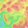 Mappa topografica Fundățica, altitudine, rilievo