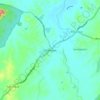 Mappa topografica Mahaoya, altitudine, rilievo