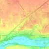 Mappa topografica Sunnymede, altitudine, rilievo