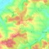 Mappa topografica Hanny, altitudine, rilievo