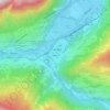 Mappa topografica Angedair, altitudine, rilievo