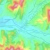 Mappa topografica Les Cités, altitudine, rilievo