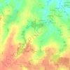 Mappa topografica Les Tertreaux, altitudine, rilievo