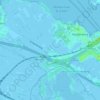 Mappa topografica Hakkelaarsbrug, altitudine, rilievo