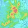 Mappa topografica 神仙岭, altitudine, rilievo