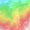 Mappa topografica Modzo, altitudine, rilievo