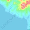 Mappa topografica Calatunan, altitudine, rilievo
