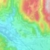 Mappa topografica Canzolino, altitudine, rilievo