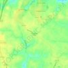 Mappa topografica Youngblood Acres, altitudine, rilievo