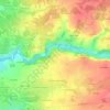 Mappa topografica Le Tail, altitudine, rilievo