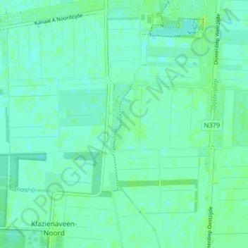 Mappa topografica Foxel, altitudine, rilievo