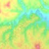 Mappa topografica Caprock Canyons State Park, altitudine, rilievo