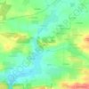Mappa topografica Le Meneu, altitudine, rilievo