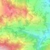 Mappa topografica Monteleone, altitudine, rilievo