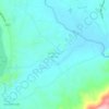 Mappa topografica San Jacinto Norte, altitudine, rilievo