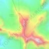 Mappa topografica Sullcon, altitudine, rilievo