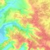 Mappa topografica Chez Rivalland, altitudine, rilievo