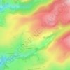 Mappa topografica Puech du Serre, altitudine, rilievo